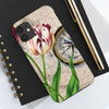 Vintage Tulip Compass Map Art Case Mate Tough Phone Cases