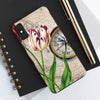 Vintage Tulip Compass Map Art Case Mate Tough Phone Cases