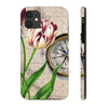 Vintage Tulip Compass Map Art Case Mate Tough Phone Cases Iphone 11