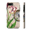 Vintage Tulip Compass Map Art Case Mate Tough Phone Cases Iphone 7 Plus 8