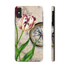 Vintage Tulip Compass Map Art Case Mate Tough Phone Cases Iphone Xs Max