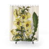 Vintage Yellow Poppies Flowers Shower Curtains 71X74 Home Decor