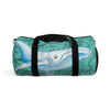 Whales Teal Family Duffle Bag Small Bags