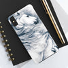 White Andalusian Rearing Horse Equine Art Case Mate Tough Phone Cases