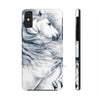 White Andalusian Rearing Horse Equine Art Case Mate Tough Phone Cases Iphone X
