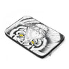 White Bengal Tiger Ii Watercolor Ink Art Laptop Sleeve