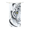 White Bengal Tiger Cattitude Polycotton Towel 36X72 Home Decor