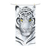 White Bengal Tiger Yellow Eyes Polycotton Towel Beach 36X72 Home Decor