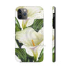 White Calla Lily Calligraphy Romantic Chic Case Mate Tough Phone Cases Iphone 11 Pro Max