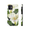 White Calla Lily Calligraphy Romantic Chic Case Mate Tough Phone Cases Iphone 12 Mini