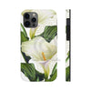 White Calla Lily Calligraphy Romantic Chic Case Mate Tough Phone Cases Iphone 12 Pro