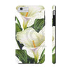 White Calla Lily Calligraphy Romantic Chic Case Mate Tough Phone Cases Iphone 6/6S Plus