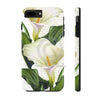 White Calla Lily Calligraphy Romantic Chic Case Mate Tough Phone Cases Iphone 7 Plus 8