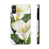 White Calla Lily Calligraphy Romantic Chic Case Mate Tough Phone Cases Iphone X