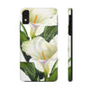 White Calla Lily Calligraphy Romantic Chic Case Mate Tough Phone Cases Iphone Xr