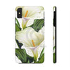 White Calla Lily Calligraphy Romantic Chic Case Mate Tough Phone Cases Iphone Xs Max