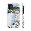 White Gyr Falcon Watercolor Art Case Mate Tough Phone Cases Iphone 12