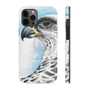 White Gyr Falcon Watercolor Art Case Mate Tough Phone Cases Iphone 12 Pro Max