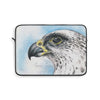 White Gyr Falcon Watercolor Art Laptop Sleeve 13