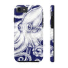 White Octopus Blue Ink Case Mate Tough Phone Cases Iphone 7 8