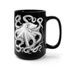 White Octopus Ink Black Mug 15Oz