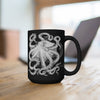 White Octopus Ink Black Mug 15Oz