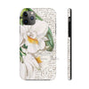 White Orchids Calligraphy Romantic Chic Case Mate Tough Phone Cases Iphone 11 Pro Max