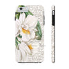 White Orchids Calligraphy Romantic Chic Case Mate Tough Phone Cases Iphone 6/6S Plus