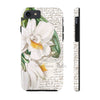 White Orchids Calligraphy Romantic Chic Case Mate Tough Phone Cases Iphone 7 8