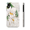White Orchids Calligraphy Romantic Chic Case Mate Tough Phone Cases Iphone Xr