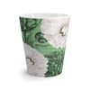 White Peonies Green Vintage Latte Mug Mug