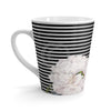 White Peonies Piano Vintage Latte Mug Mug