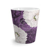White Peonies Purple Vintage Latte Mug Mug