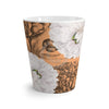 White Peonies Tangerine Vintage Latte Mug Mug