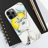 White Roe Deer Sun Yellow Ink Case Mate Tough Phone Cases