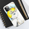 White Roe Deer Sun Yellow Ink Case Mate Tough Phone Cases