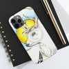 White Roe Deer Sun Yellow Ink Case Mate Tough Phone Cases