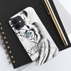 White Tiger Blue Eyes Ink Case Mate Tough Phone Cases