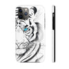 White Tiger Blue Eyes Ink Case Mate Tough Phone Cases Iphone 11 Pro