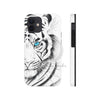 White Tiger Blue Eyes Ink Case Mate Tough Phone Cases Iphone 12 Mini