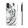 White Tiger Blue Eyes Ink Case Mate Tough Phone Cases Iphone X