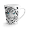 White Tiger Blue Eyes Watercolor Art Latte Mug 12Oz Mug