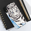 White Tiger Blue Ink Art Case Mate Tough Phone Cases