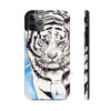 White Tiger Blue Ink Art Case Mate Tough Phone Cases Iphone 11 Pro Max