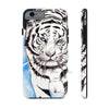 White Tiger Blue Ink Art Case Mate Tough Phone Cases Iphone 6/6S
