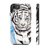 White Tiger Blue Ink Art Case Mate Tough Phone Cases Iphone 7 8