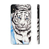 White Tiger Blue Ink Art Case Mate Tough Phone Cases Iphone Xs Max