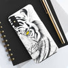 White Tiger Yellow Eyes Ink Case Mate Tough Phone Cases