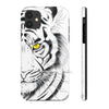 White Tiger Yellow Eyes Ink Case Mate Tough Phone Cases Iphone 11