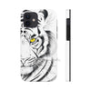 White Tiger Yellow Eyes Ink Case Mate Tough Phone Cases Iphone 12